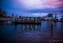 DARLING HARBOUR IN THE EVENING - SYDNEY