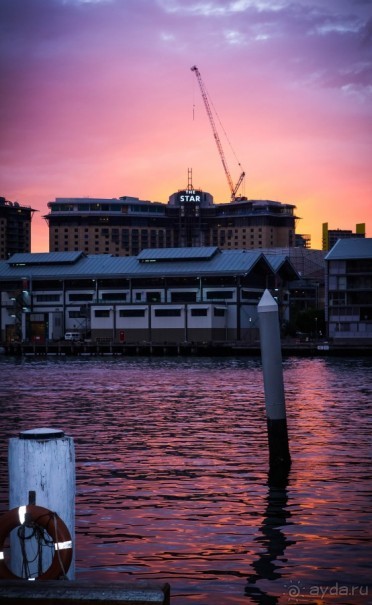 DARLING HARBOUR IN THE EVENING - SYDNEY