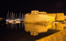 ГАЛИПОЛИ В ИТАЛИИ ВЕЧЕРОМ