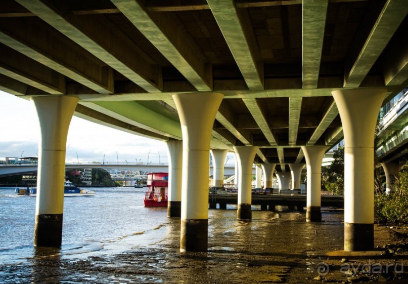 ПРОГУЛКА ВДОЛЬ РЕКИ В БРИСБЕНЕ И КАФЕ В МУЗЕЕ