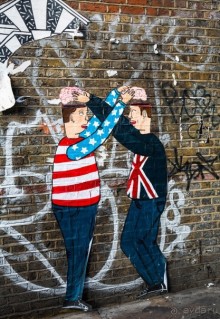 STREET ART В ЛОНДОНЕ В НОЯБРЕ 2016 В РАЙОНЕ ALDGATE EAST