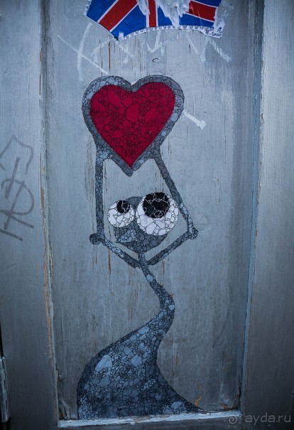 STREET ART В ЛОНДОНЕ В НОЯБРЕ 2016 В РАЙОНЕ ALDGATE EAST