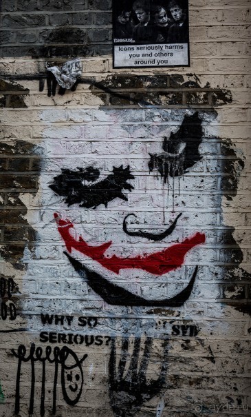 STREET ART В ЛОНДОНЕ В НОЯБРЕ 2016 В РАЙОНЕ ALDGATE EAST