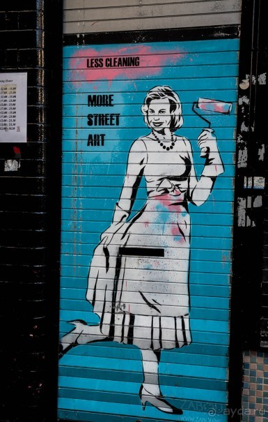 STREET ART В ЛОНДОНЕ В НОЯБРЕ 2016 В РАЙОНЕ ALDGATE EAST