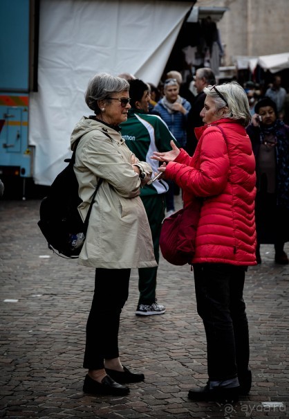 Альбом отзыва "TRENTO НА СЕВЕРЕ ИТАЛИИ В БАЗАРНЫЙ ДЕНЬ В МАРТЕ"