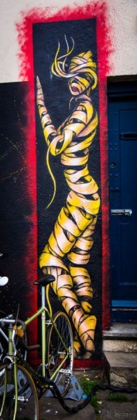 СТРИТ АРТ В КАМДЕНЕ, ЛОНДОН В ИЮЛЕ 2015