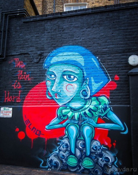 СТРИТ АРТ В КАМДЕНЕ, ЛОНДОН В ИЮЛЕ 2015
