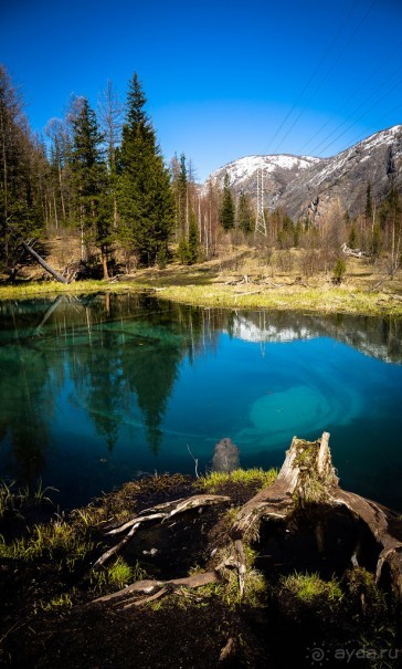 ГОЛУБОЕ ОЗЕРО НА АЛТАЕ