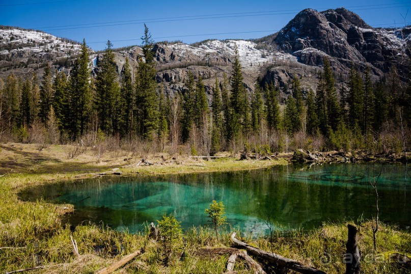 ГОЛУБОЕ ОЗЕРО НА АЛТАЕ