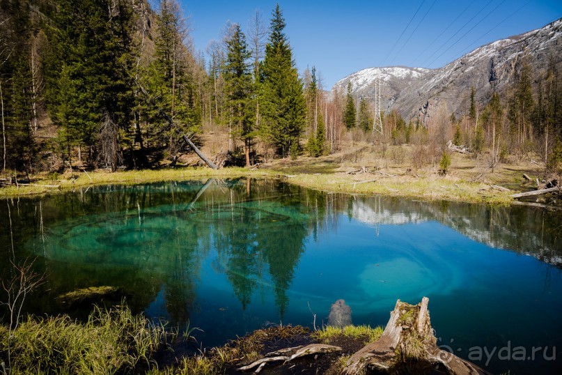 ГОЛУБОЕ ОЗЕРО НА АЛТАЕ