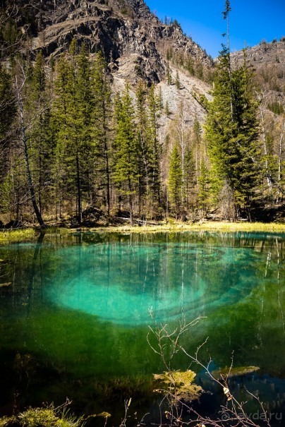 ГОЛУБОЕ ОЗЕРО НА АЛТАЕ