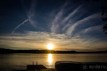 ОЗЕРО BOSHKUNG - ЗАКАТ И ПРЕДМЕТЫ. БУРУНДУЧОК. ЛЯГУШКИ И СТРЕКОЗА