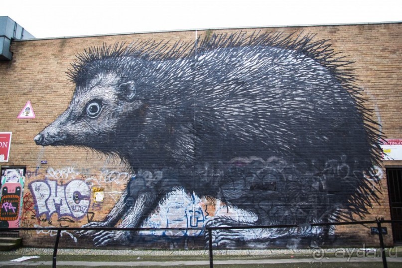 SHOREDICH, LONDON, НАЧАЛО ЯНВАРЯ 2015 ГОДА