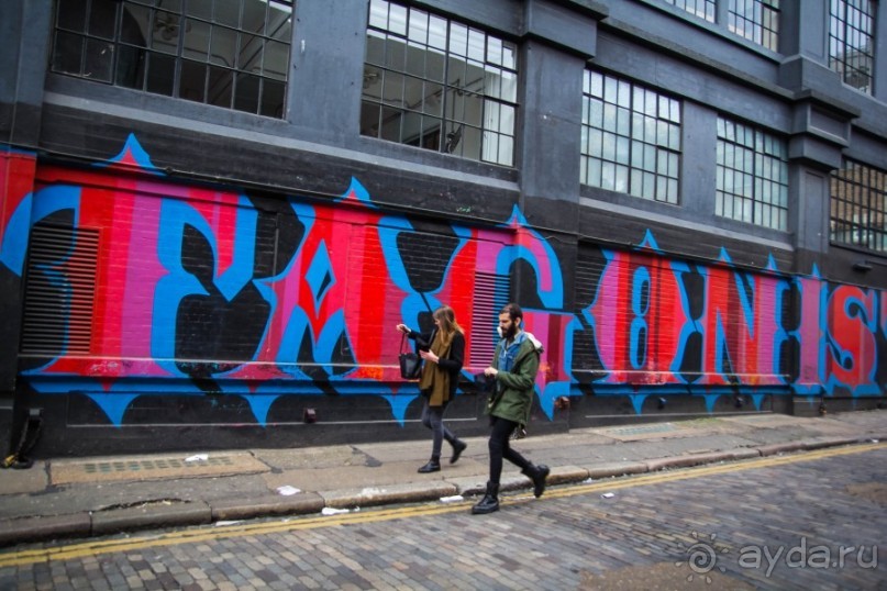 SHOREDICH, LONDON, НАЧАЛО ЯНВАРЯ 2015 ГОДА