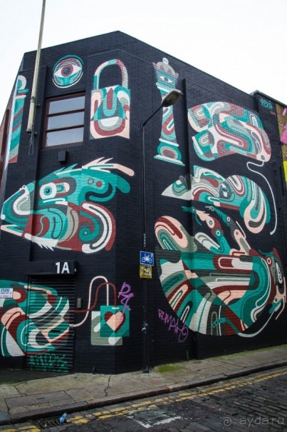 SHOREDICH, LONDON, НАЧАЛО ЯНВАРЯ 2015 ГОДА