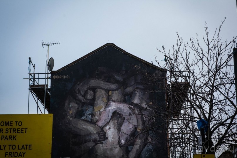 SHOREDICH, LONDON, НАЧАЛО ЯНВАРЯ 2015 ГОДА