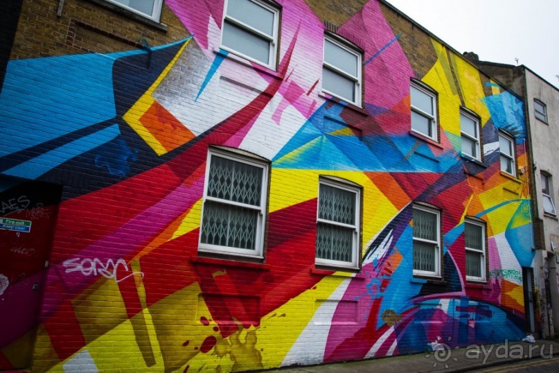 SHOREDICH, LONDON, НАЧАЛО ЯНВАРЯ 2015 ГОДА