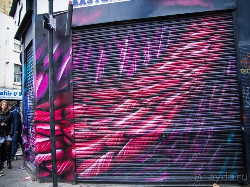 SHOREDICH, LONDON, НАЧАЛО ЯНВАРЯ 2015 ГОДА