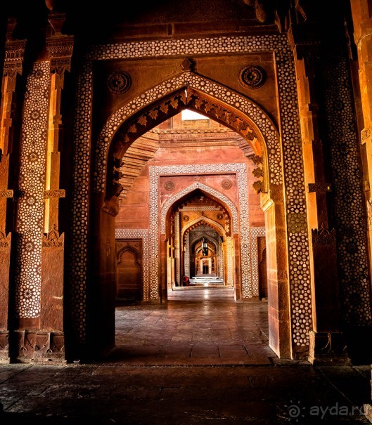 ФАТЕХПУР СИКРИ - АРХИТЕКТУРНЫЕ ДЕТАЛИ