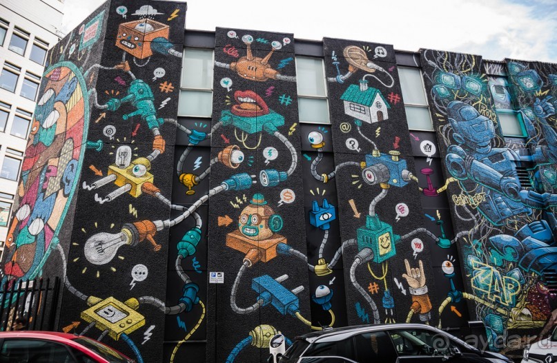 СТРИТ АРТ В ЛОНДОНЕ В ОКТЯБРЕ 2018