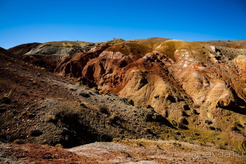 АЛТАЙ: КЫЗЫЛ ЧИН - ВСЕ ОТТЕНКИ КРАСНОГО И ЖЕЛТОГО, ОХРА, РЫЖИЙ, КИРПИЧНЫЙ, БОРДОВЫЙ...