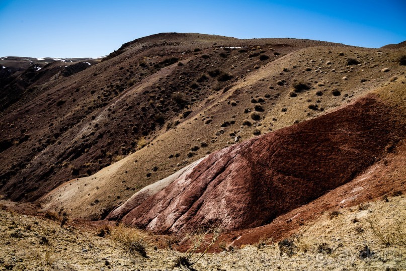 АЛТАЙ: КЫЗЫЛ ЧИН - ВСЕ ОТТЕНКИ КРАСНОГО И ЖЕЛТОГО, ОХРА, РЫЖИЙ, КИРПИЧНЫЙ, БОРДОВЫЙ...