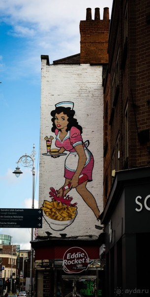 СТРИТ- АРТ В ДУБЛИНЕ В МАЕ 2016 И ЦИТАТЫ ОСКАРА УАЛЬДА