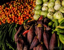 РЫНОК В ДЕРЕВНЕ НА ПЛЯЖЕ ЧЕРАЙ В КЕРАЛА