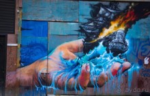 СТРИТ АРТ В ЛОНДОНЕ В РАЙОНЕ SHOREDICH