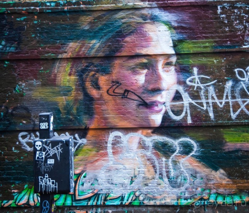 СТРИТ АРТ В ЛОНДОНЕ В РАЙОНЕ SHOREDICH