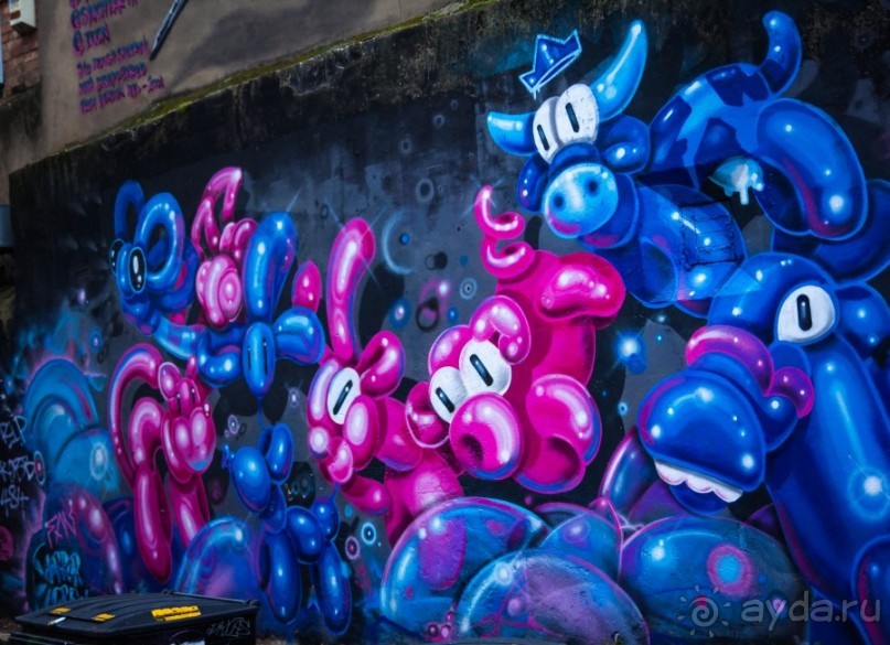 СТРИТ АРТ В ЛОНДОНЕ В РАЙОНЕ SHOREDICH