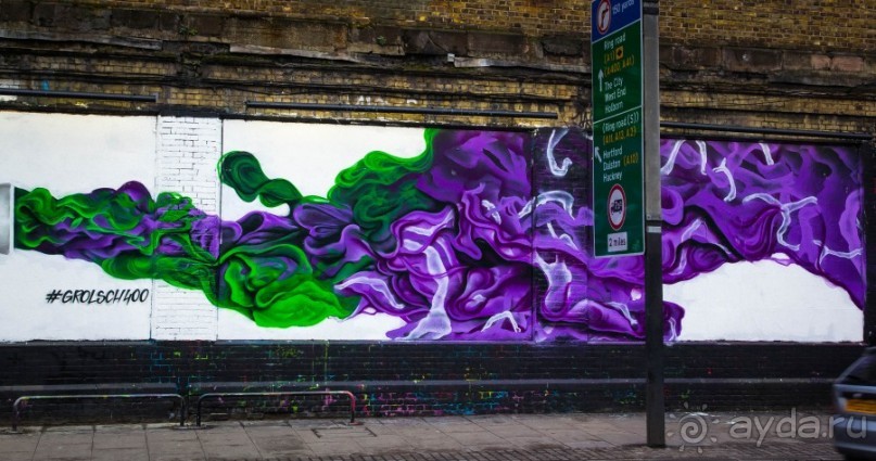 СТРИТ АРТ В ЛОНДОНЕ В РАЙОНЕ SHOREDICH