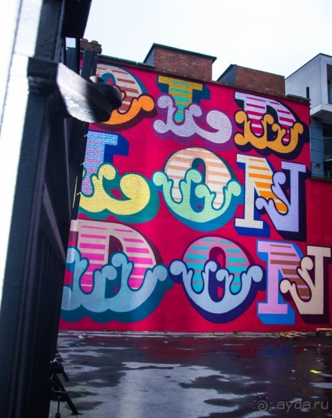 СТРИТ АРТ В ЛОНДОНЕ В РАЙОНЕ SHOREDICH