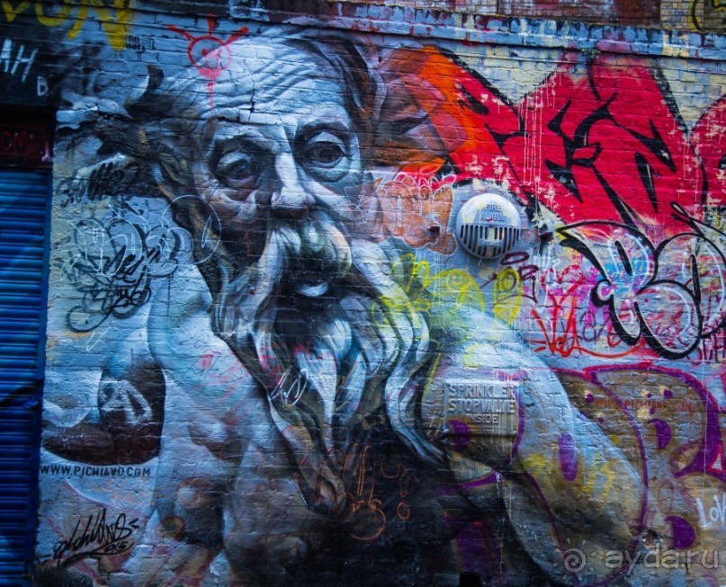 СТРИТ АРТ В ЛОНДОНЕ В РАЙОНЕ SHOREDICH