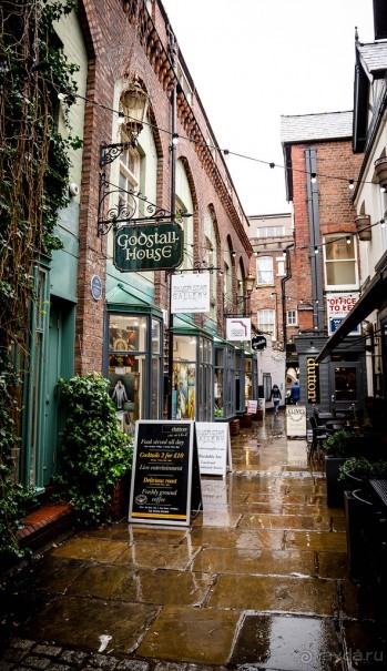 ДОЖДЬ В ЧЕСТЕРЕ - ЗОНТЫ И ВЫВЕСКИ