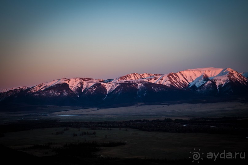 ВОСПОМИНАНИЯ ОБ АЛТАЕ : КЫЗЫЛ ЧИН И ЗАКАТ В КУРАЙСКОЙ ДОЛИНЕ. КАТУНЬ
