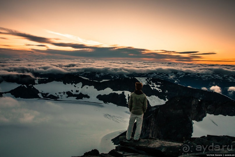 Автостопом через всю Норвегию. Прогулка на вершину Норвегии