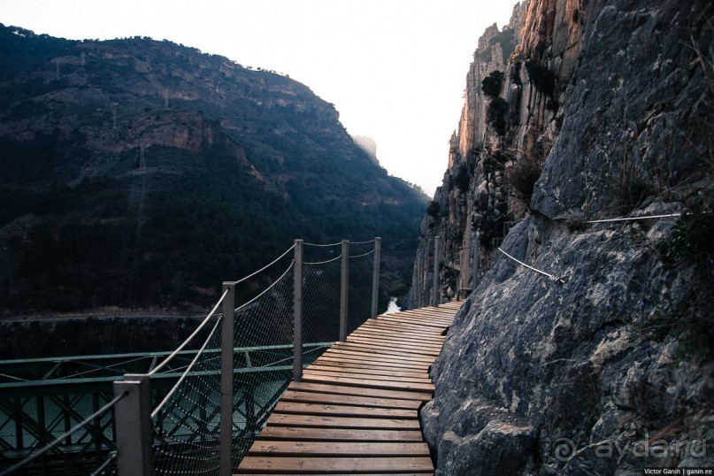 Одна из самых опасных троп в мире - Caminito del Rey