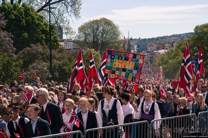 День Конституции Норвегии в Осло