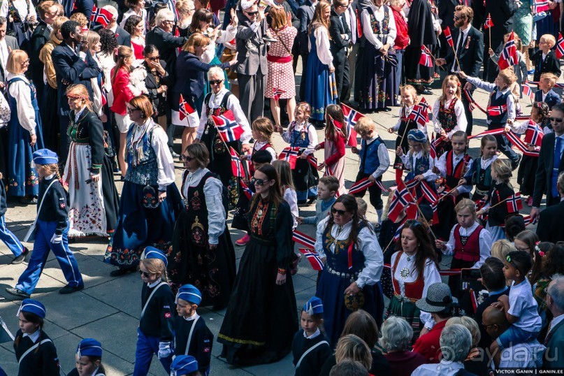 День Конституции Норвегии в Осло