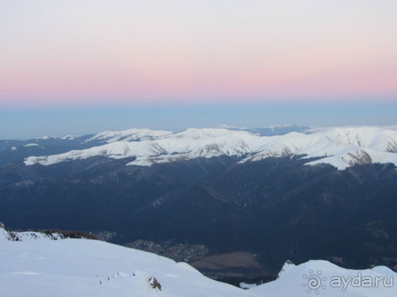 Закат в горах Синаи на высоте 2 км