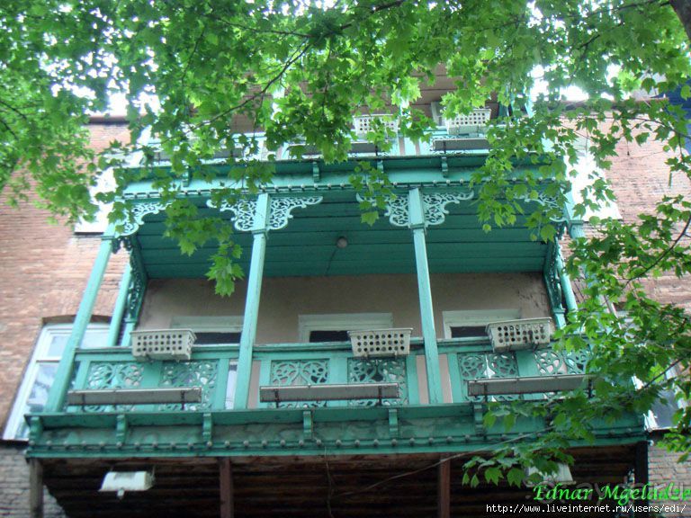 ТБИЛИСИ:"КРУЖЕВНЫЕ" БАЛКОНЫ СТАРОГО ТИФЛИСА