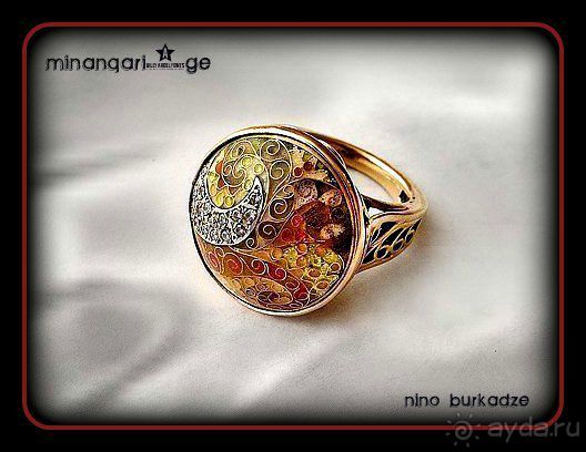 МИНАНКАРИ-грузинская перегородчатая эмаль