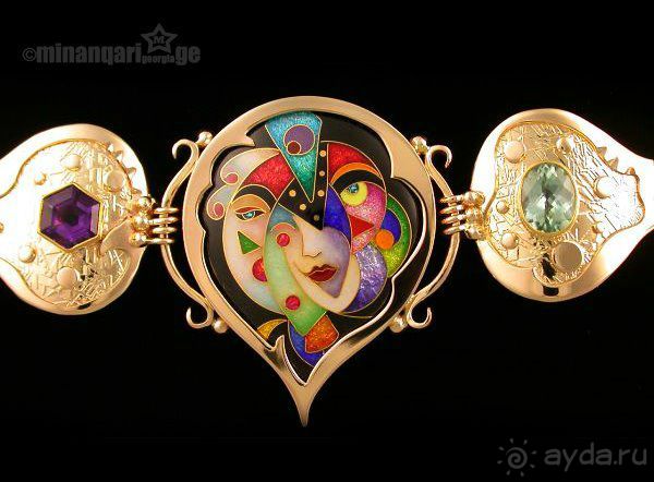 МИНАНКАРИ-грузинская перегородчатая эмаль