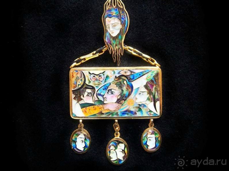 МИНАНКАРИ-грузинская перегородчатая эмаль