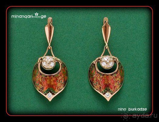 МИНАНКАРИ-грузинская перегородчатая эмаль