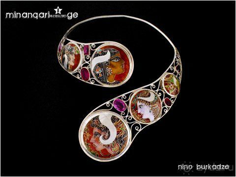 МИНАНКАРИ-грузинская перегородчатая эмаль