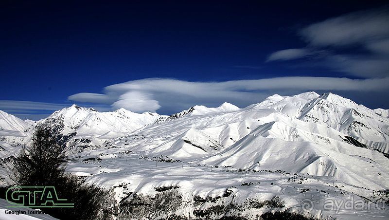 Грузия Казбеги Гудаури Ананури