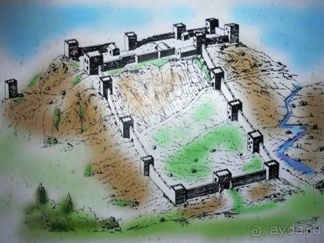 Грузия Крепость Уджарма  