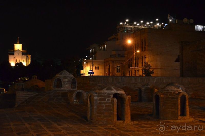 Ночной Тбилиси.